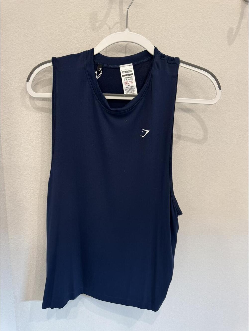Gymshark Navy Blue Women's Everyday Seamless Tank Top XL